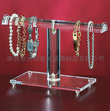 【有機(jī)玻璃項(xiàng)鏈展示架】的展現(xiàn)了項(xiàng)鏈的！