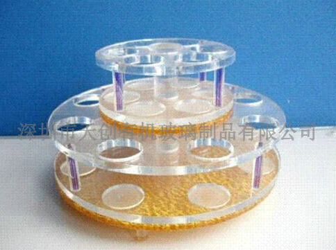 【有機(jī)玻璃化妝品展示架】合理的燈光使它更亮眼！