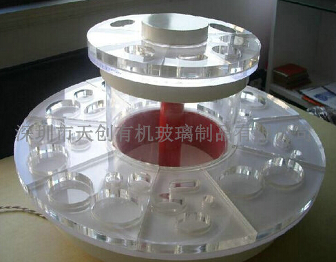 【有機玻璃旋轉(zhuǎn)展示架】給你的視覺沖擊！