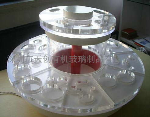 360度展示空間，的展示★有機(jī)玻璃旋轉(zhuǎn)展示架！